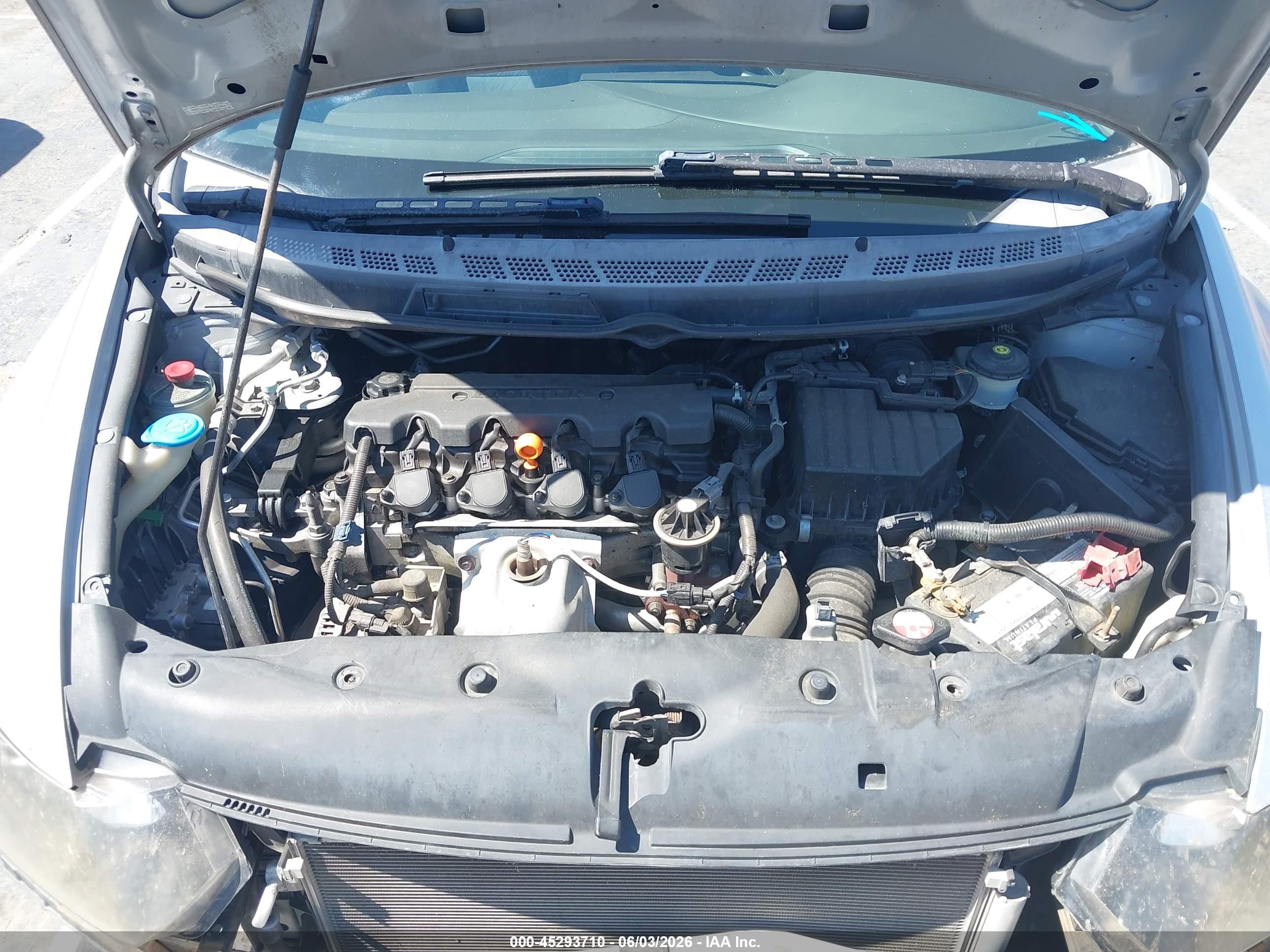 2008 Honda Civic Lx Silver vin: 2HGFG12628H575254