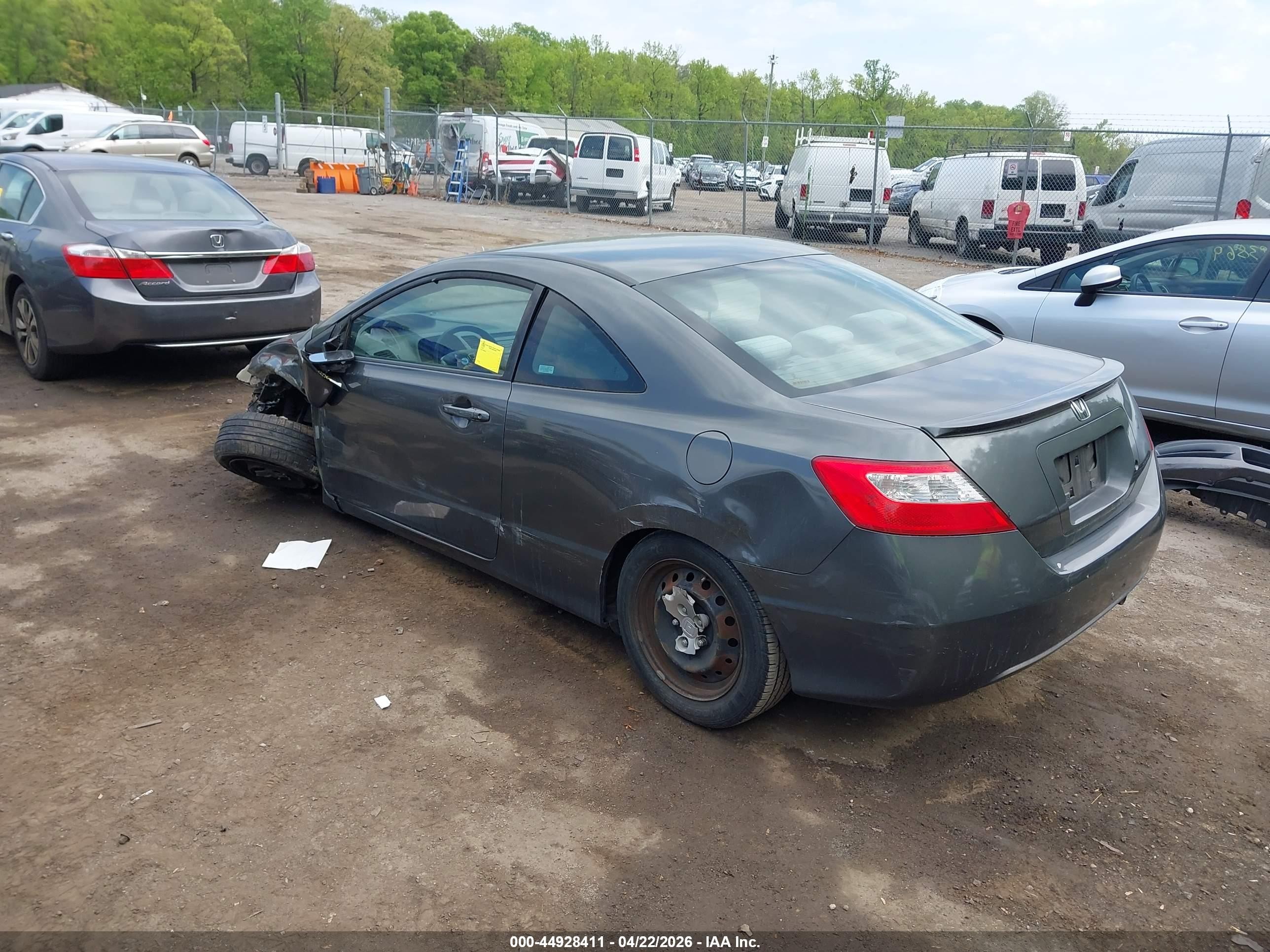 2009 Honda Civic Lx Gray vin: 2HGFG12629H505724