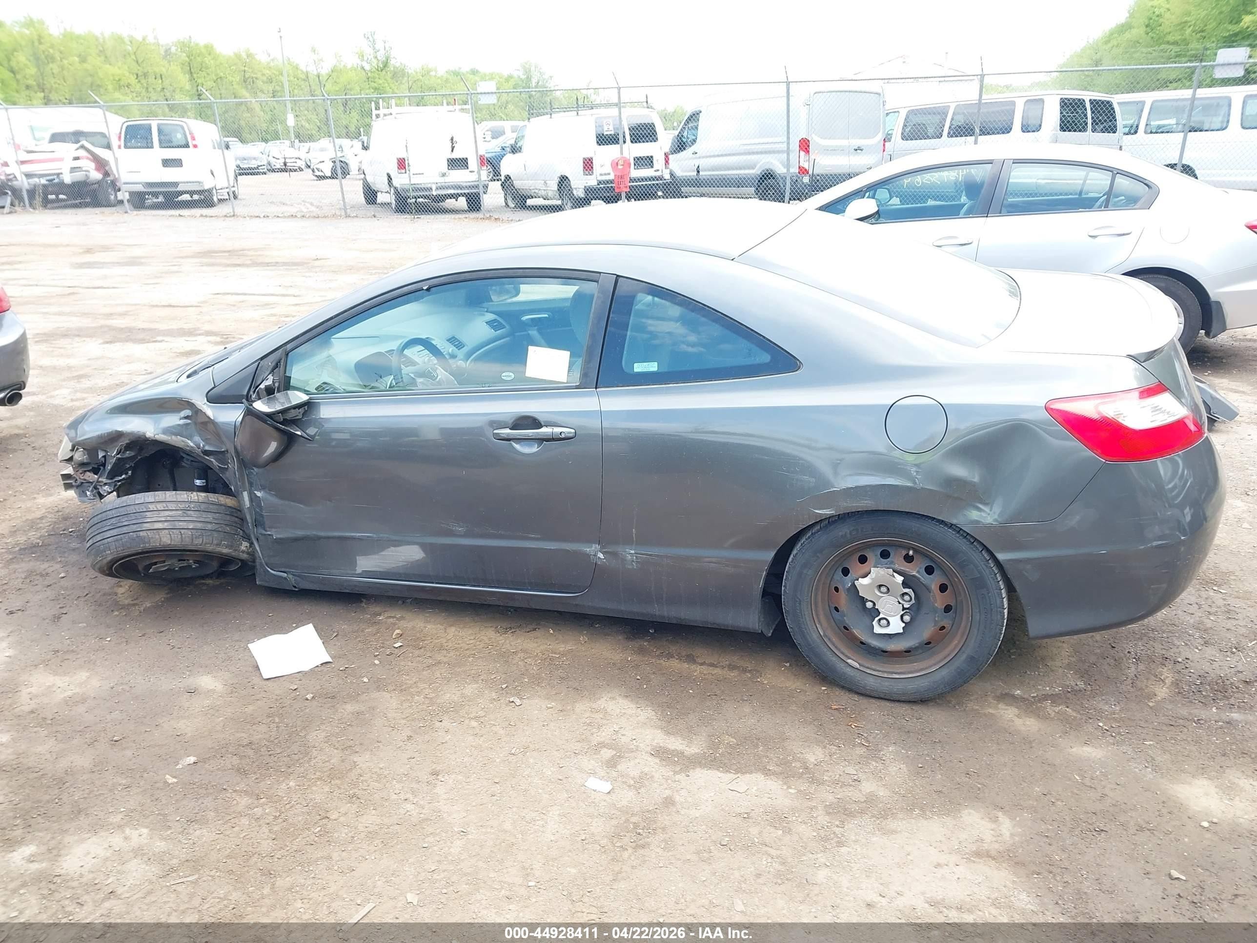 2009 Honda Civic Lx Gray vin: 2HGFG12629H505724