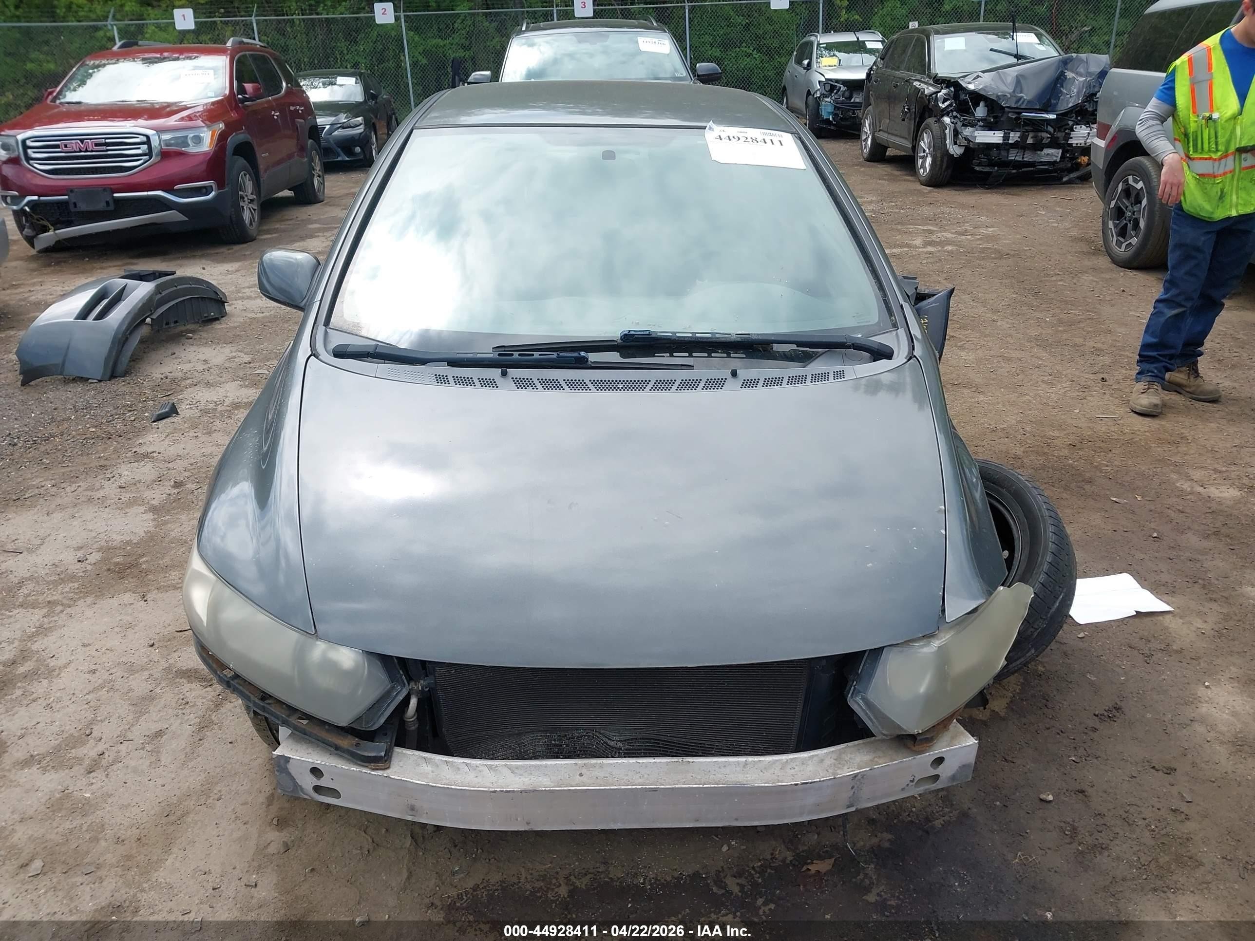 2009 Honda Civic Lx Gray vin: 2HGFG12629H505724