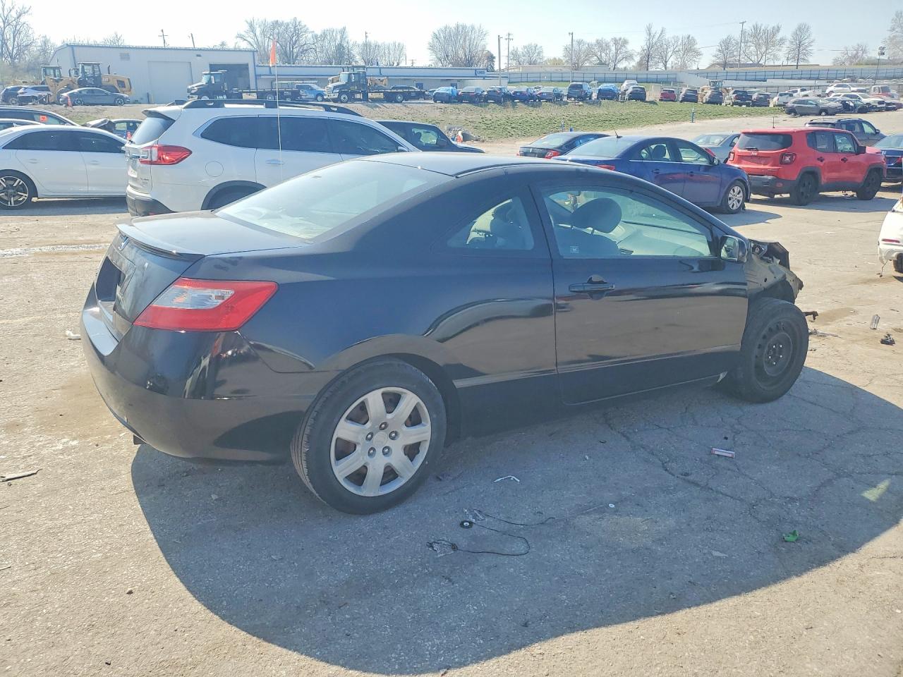 2009 Honda Civic Lx Black vin: 2HGFG12629H531949