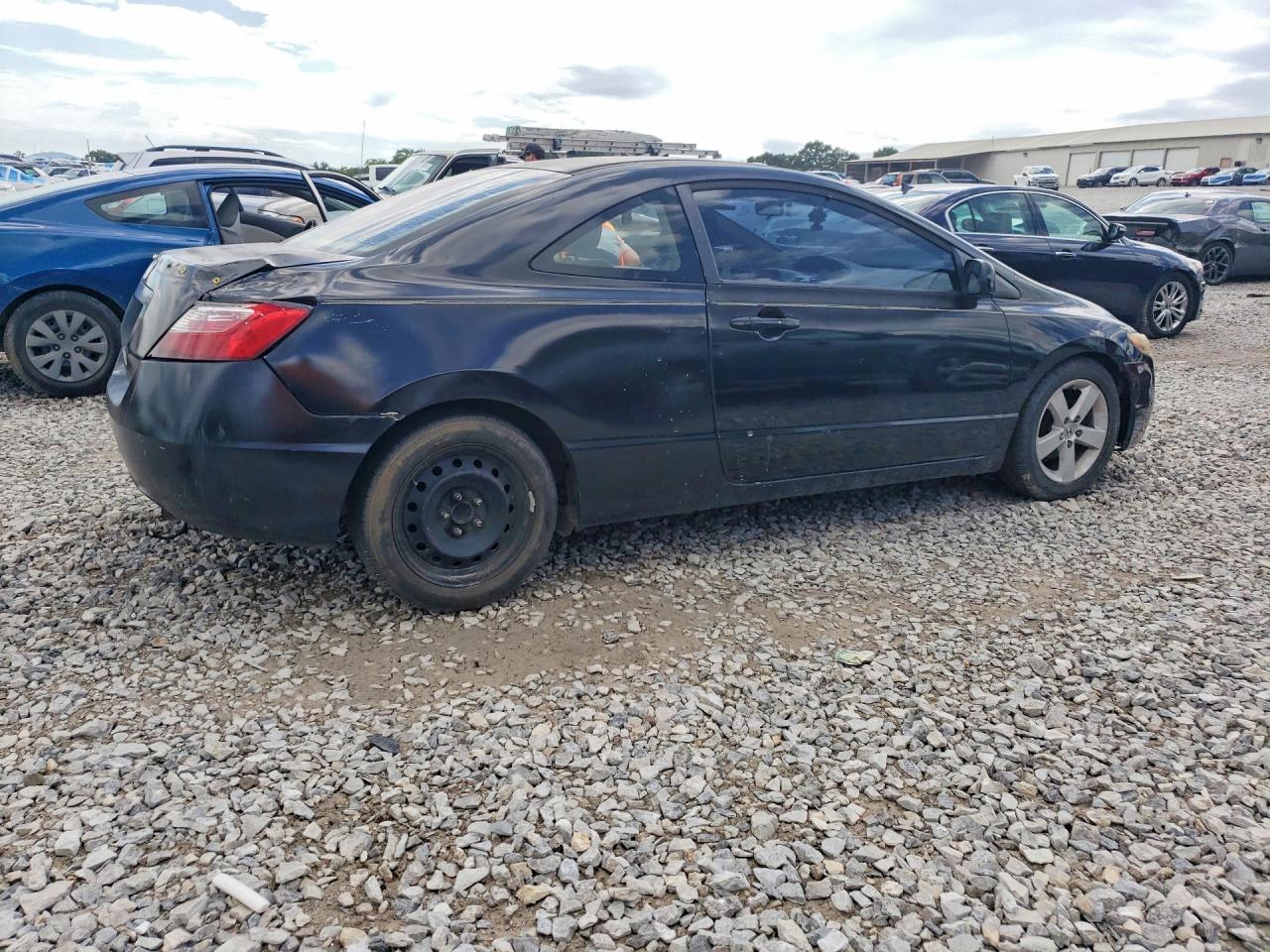 2006 Honda Civic Lx Black vin: 2HGFG12636H505095