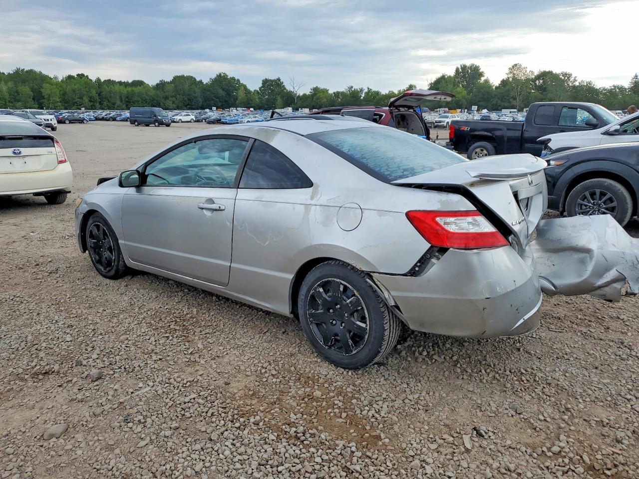 2006 Honda Civic Lx Silver vin: 2HGFG12636H511740