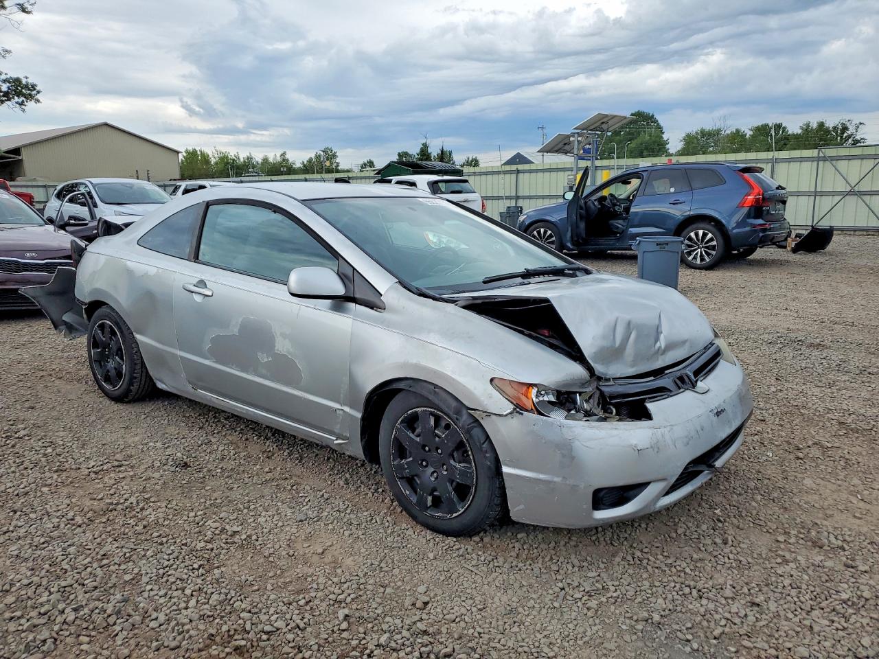 2006 Honda Civic Lx Silver vin: 2HGFG12636H511740
