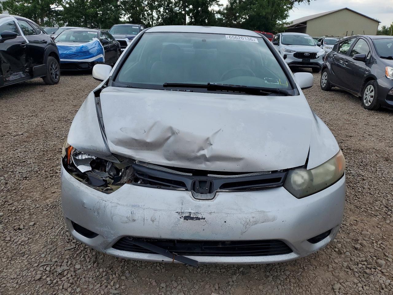 2006 Honda Civic Lx Silver vin: 2HGFG12636H511740
