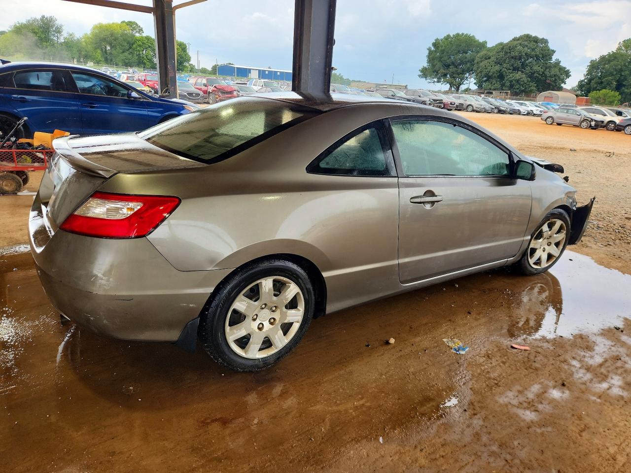 2006 Honda Civic Lx Gray vin: 2HGFG12636H518719