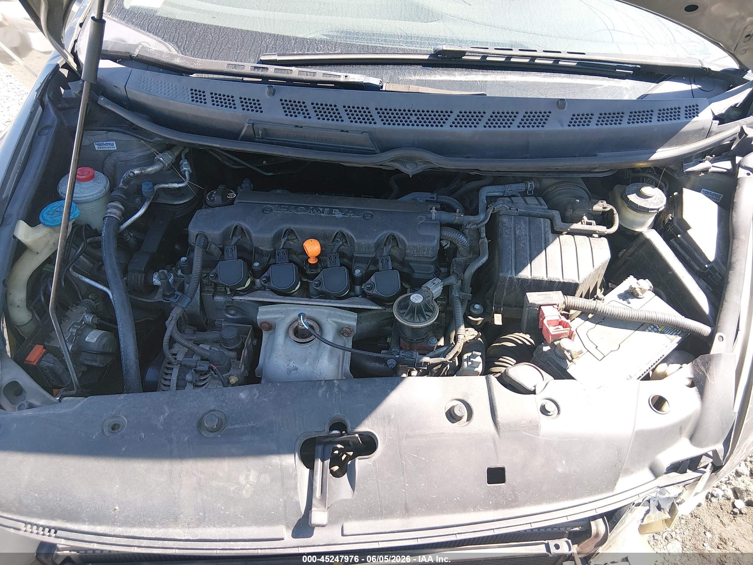 2006 Honda Civic Lx Gray vin: 2HGFG12636H550019
