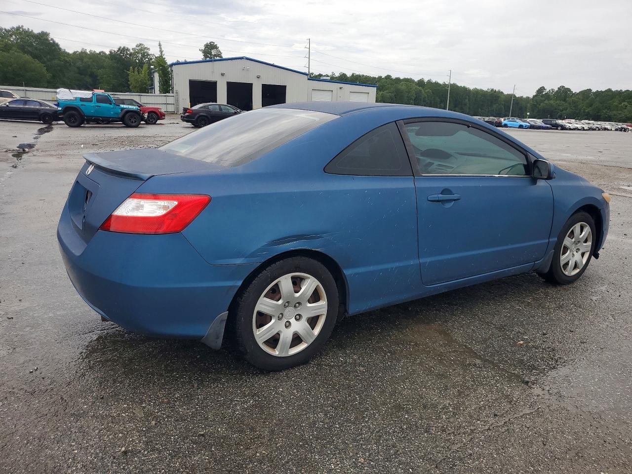 2006 Honda Civic Lx Blue vin: 2HGFG12636H565698