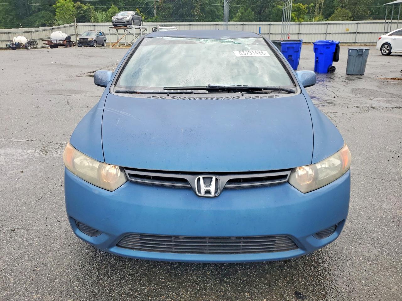 2006 Honda Civic Lx Blue vin: 2HGFG12636H565698