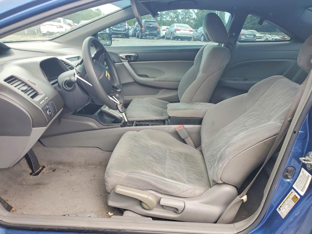 2006 Honda Civic Lx Blue vin: 2HGFG12636H565698