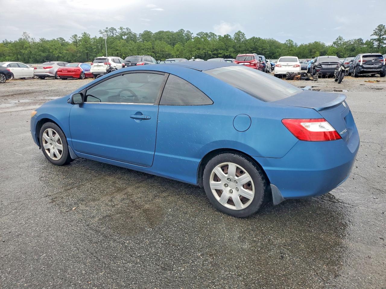 2006 Honda Civic Lx Blue vin: 2HGFG12636H565698