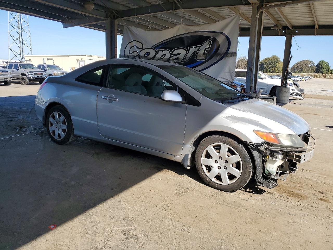 2007 Honda Civic Lx Серебряный vin: 2HGFG12637H520164