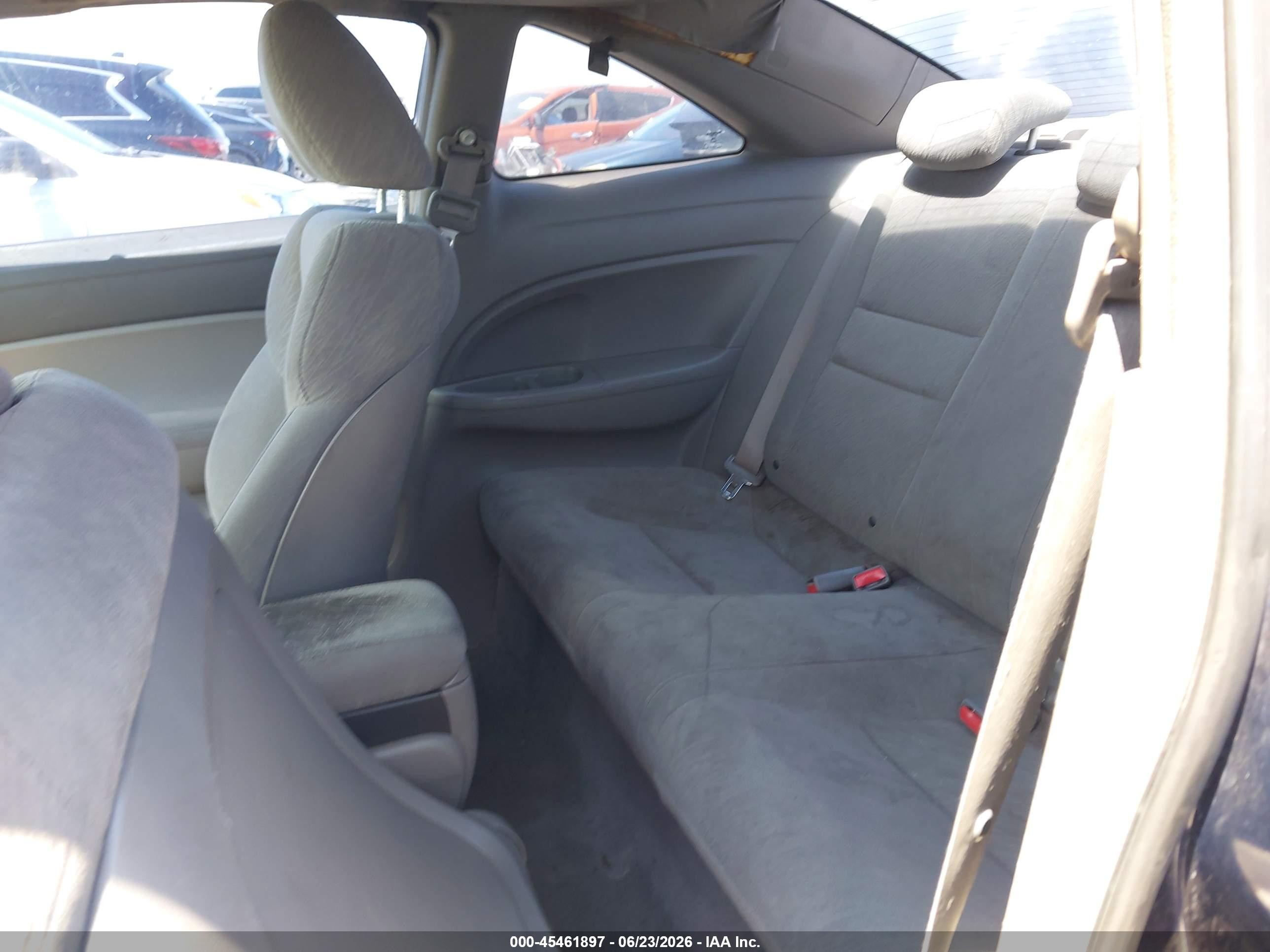 2007 Honda Civic Lx Black vin: 2HGFG12637H575083