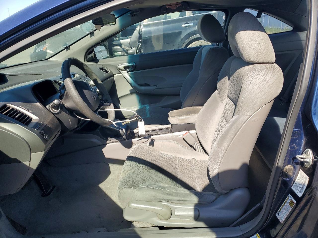 2007 Honda Civic Lx Blue vin: 2HGFG12637H578517