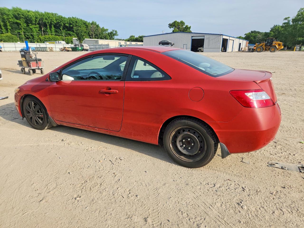 2008 Honda Civic Lx Red vin: 2HGFG12638H522417