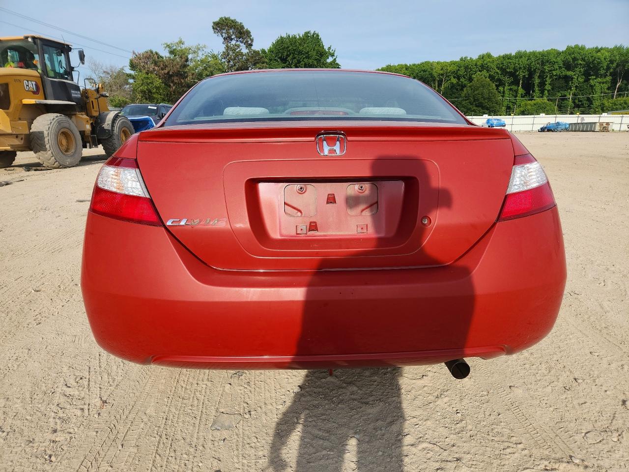 2008 Honda Civic Lx Red vin: 2HGFG12638H522417
