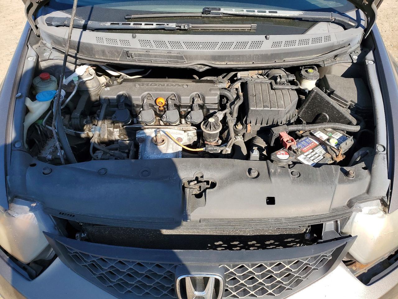 2009 Honda Civic Lx Gray vin: 2HGFG12639H520149