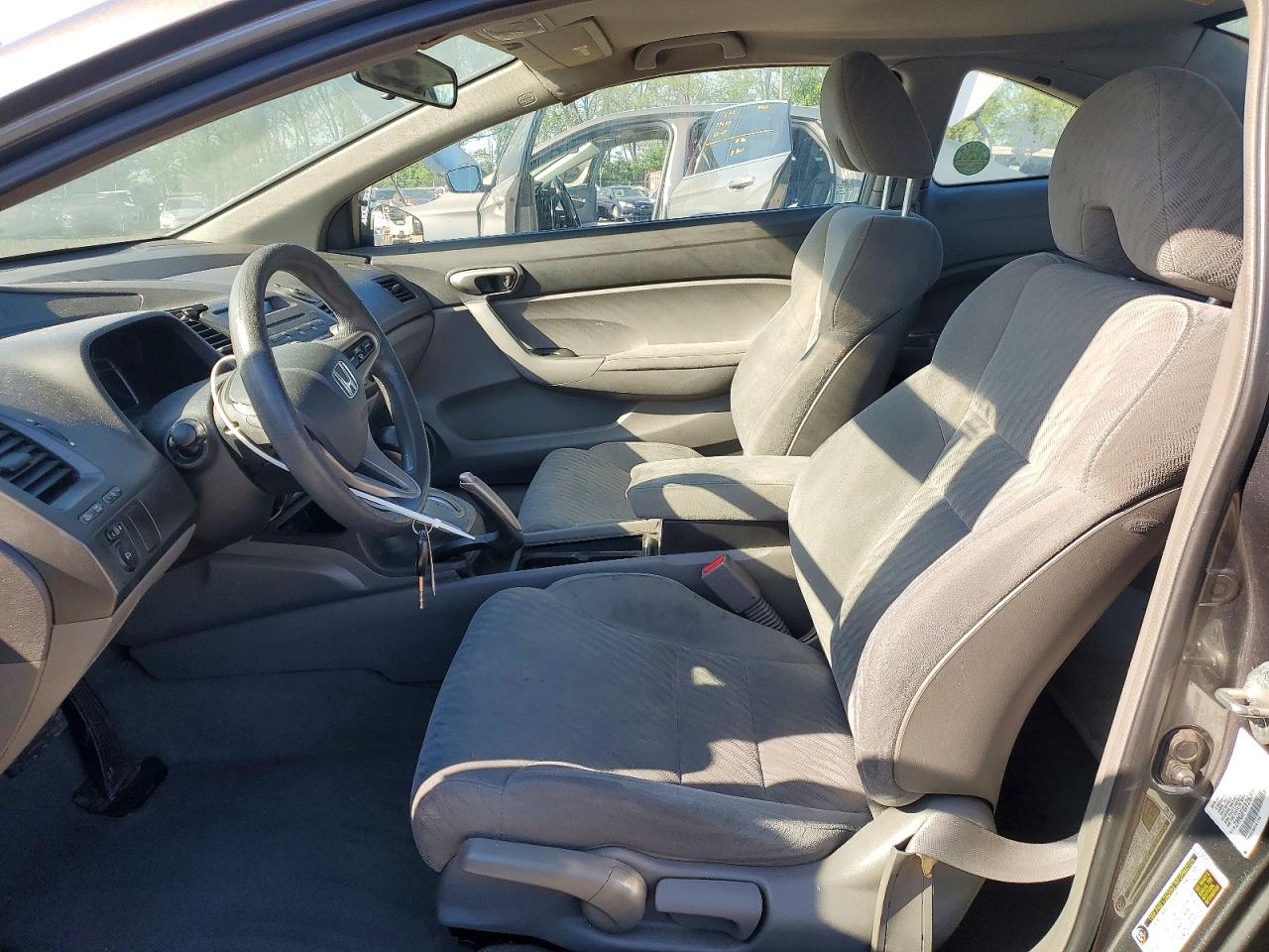 2009 Honda Civic Lx Gray vin: 2HGFG12639H520149