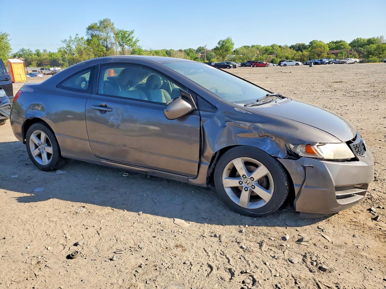2009 Honda Civic Lx Gray vin: 2HGFG12639H520149