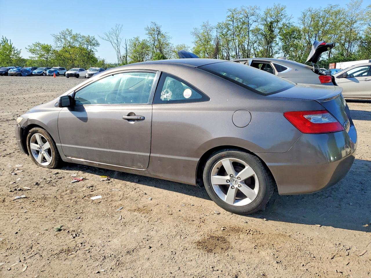 2009 Honda Civic Lx Gray vin: 2HGFG12639H520149