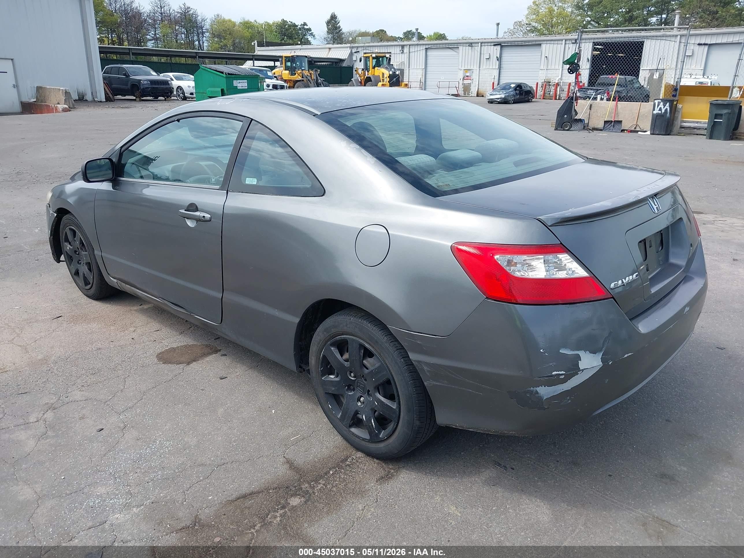 2009 Honda Civic Lx Gray vin: 2HGFG12639H521382