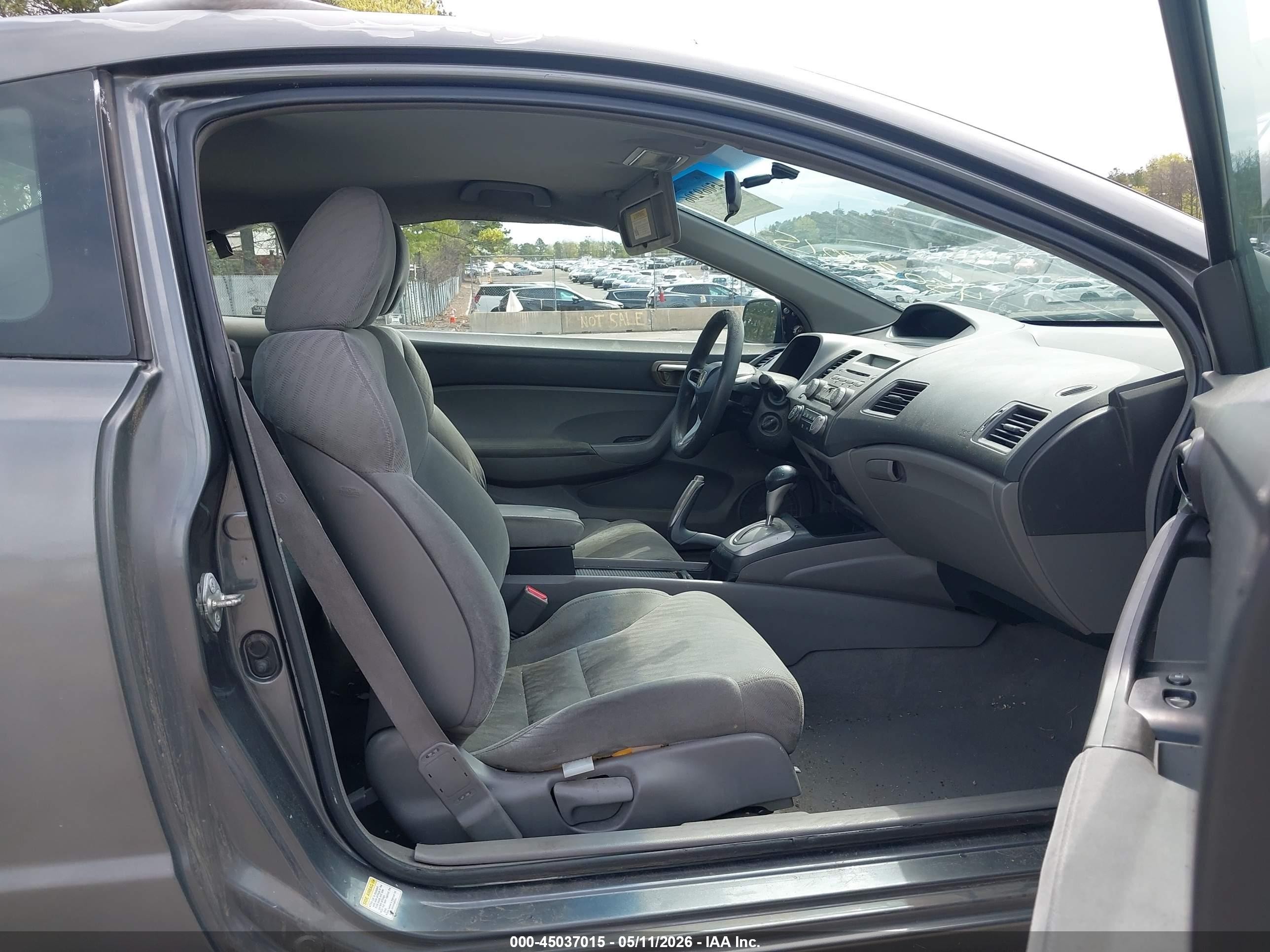 2009 Honda Civic Lx Gray vin: 2HGFG12639H521382