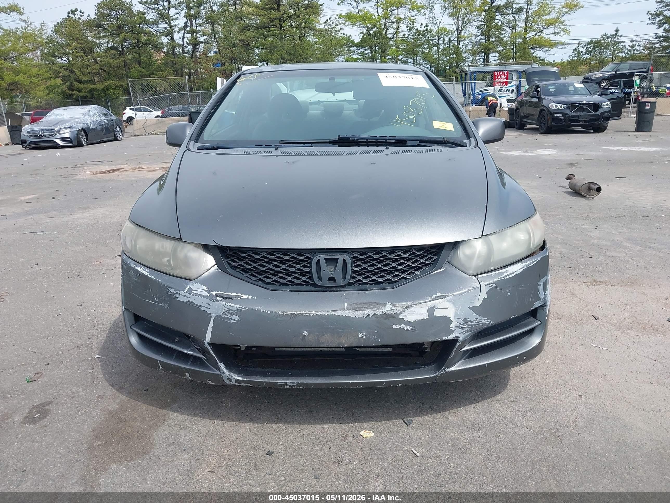 2009 Honda Civic Lx Gray vin: 2HGFG12639H521382