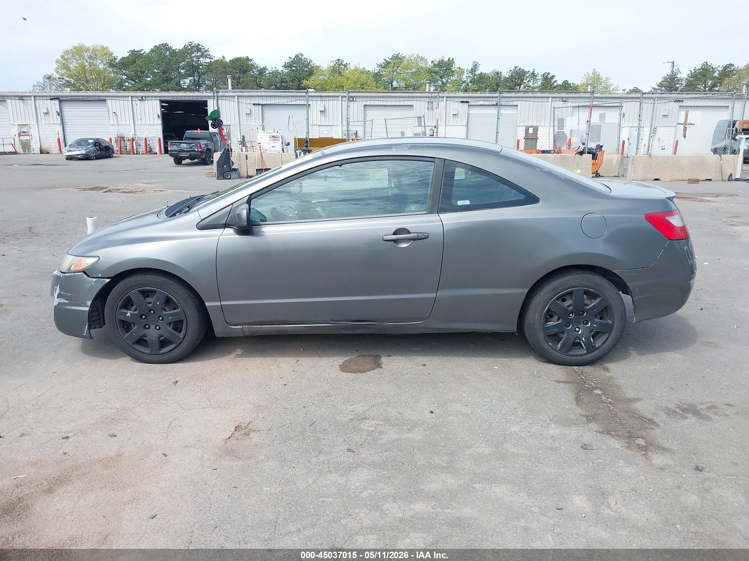 2009 Honda Civic Lx Gray vin: 2HGFG12639H521382