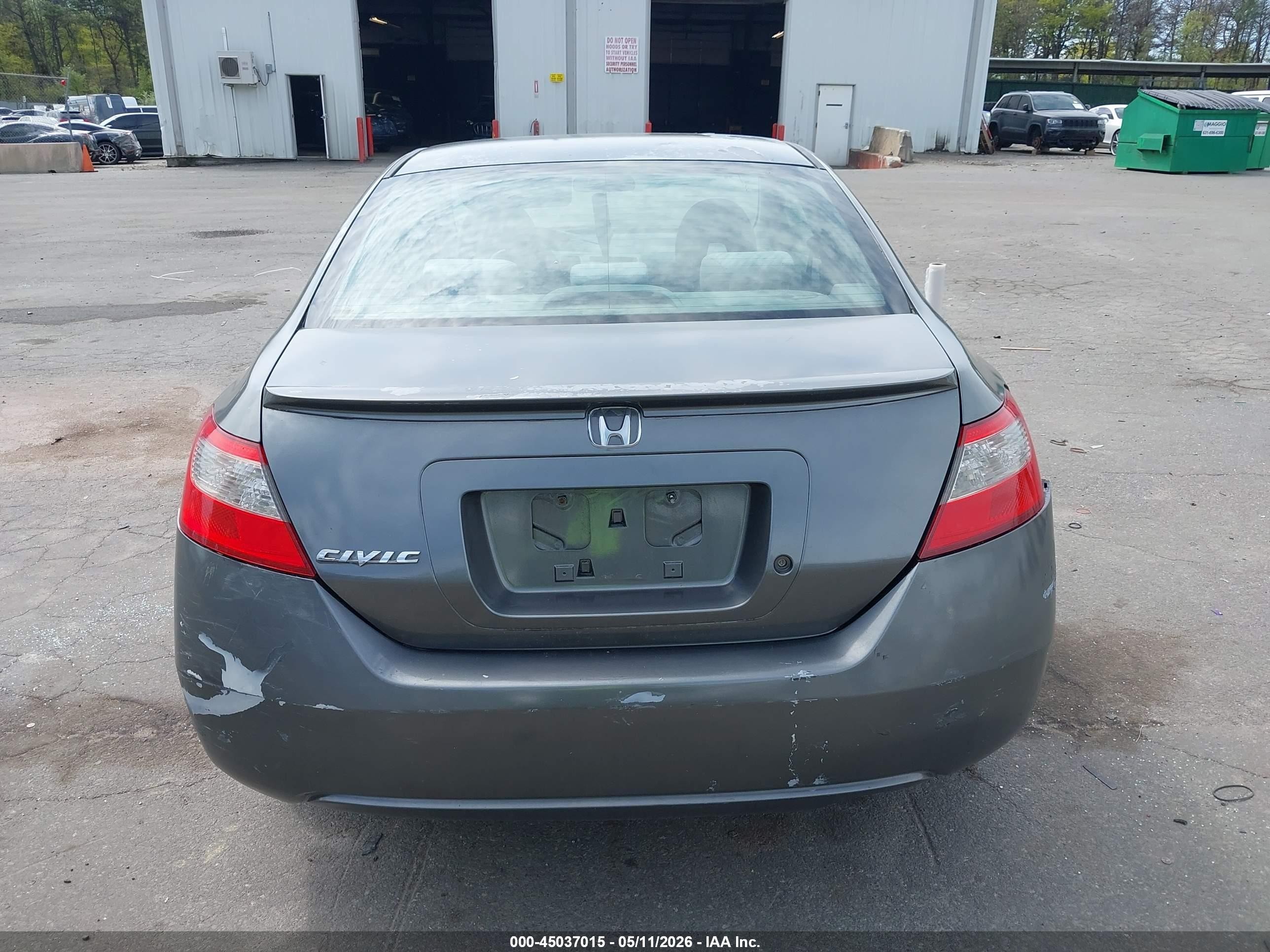 2009 Honda Civic Lx Gray vin: 2HGFG12639H521382