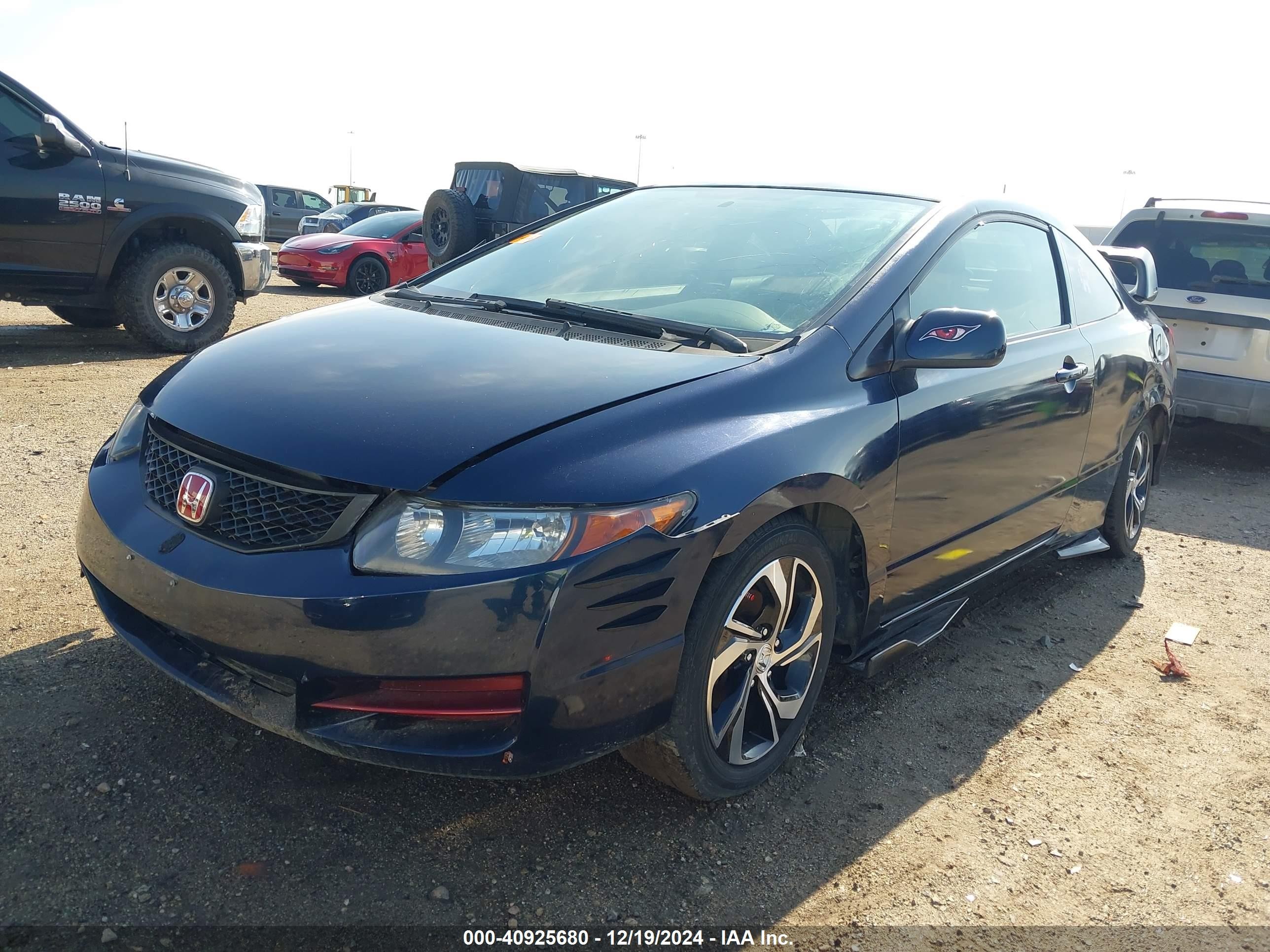 2009 Honda Civic Lx Blue vin: 2HGFG12639H528283
