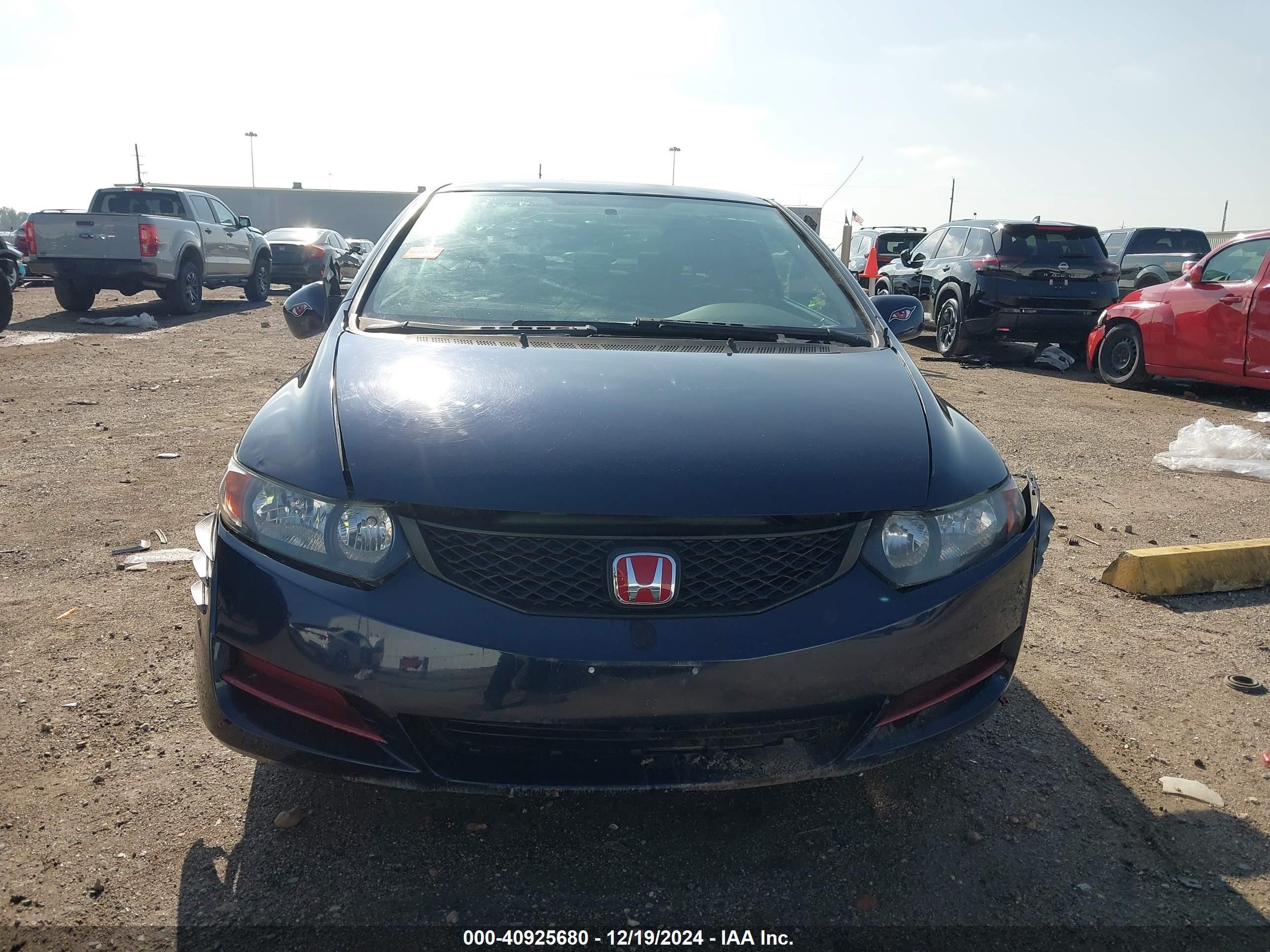 2009 Honda Civic Lx Blue vin: 2HGFG12639H528283