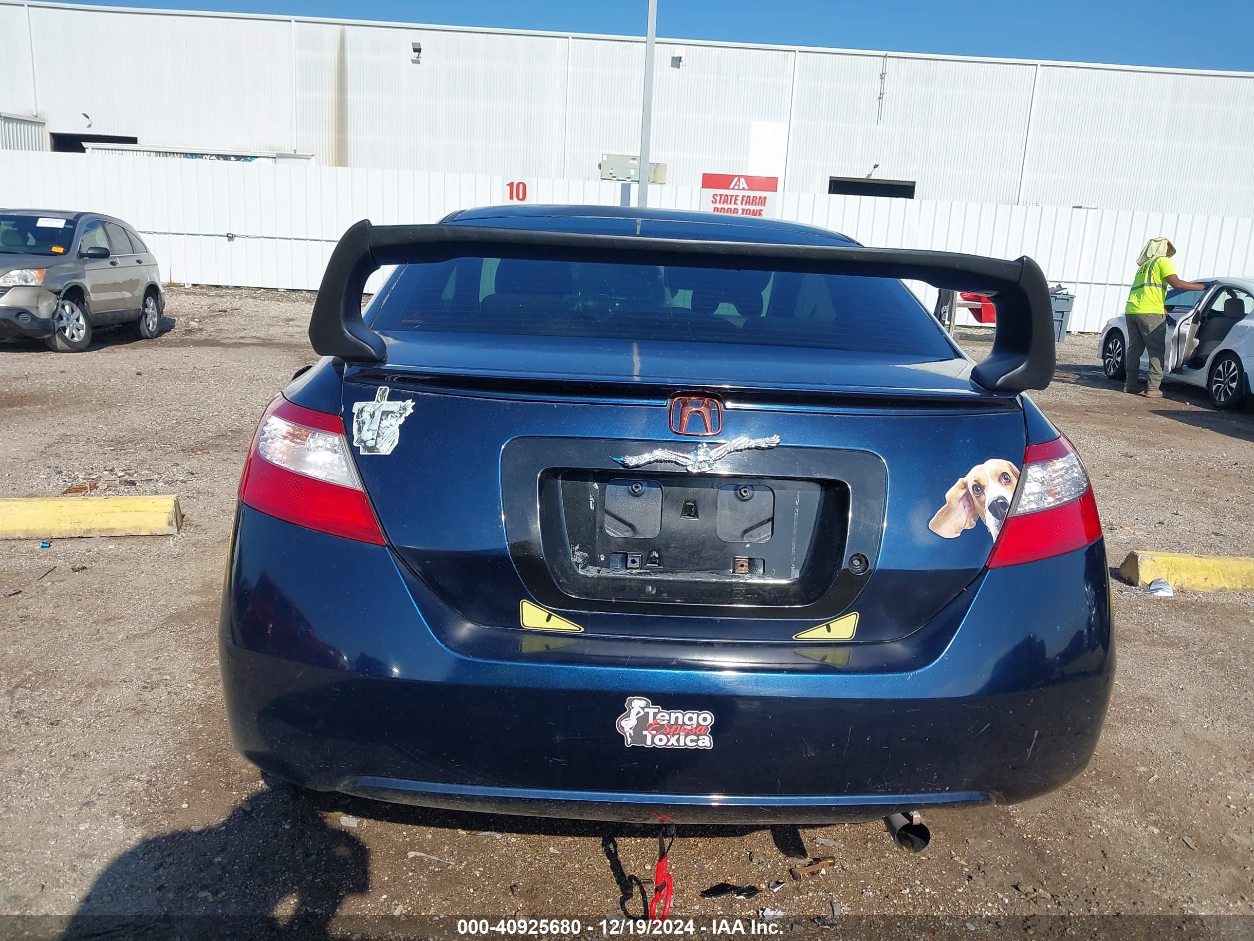 2009 Honda Civic Lx Blue vin: 2HGFG12639H528283