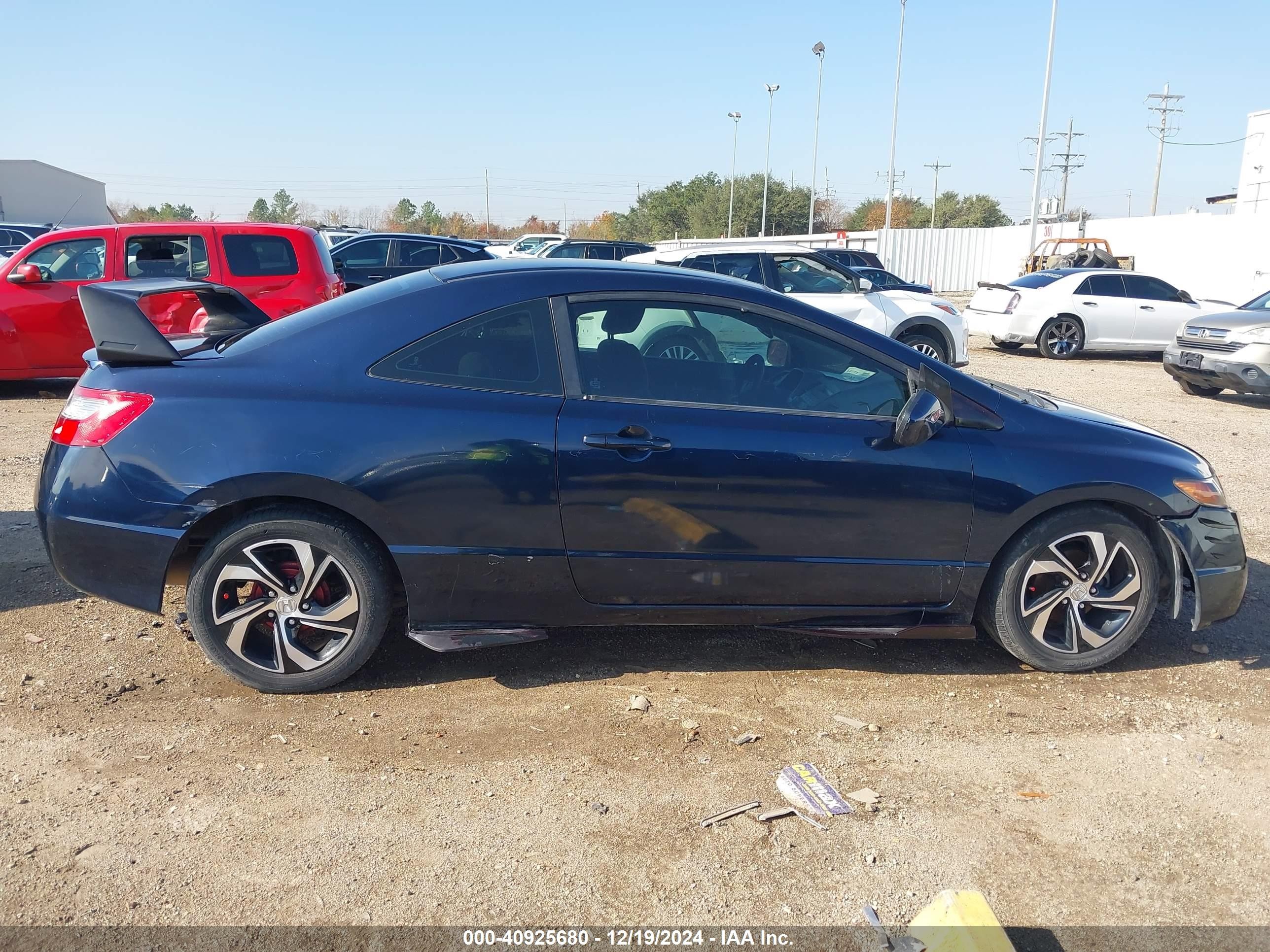 2009 Honda Civic Lx Blue vin: 2HGFG12639H528283