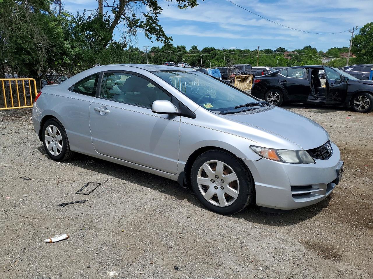 2009 Honda Civic Lx Silver vin: 2HGFG12639H529188