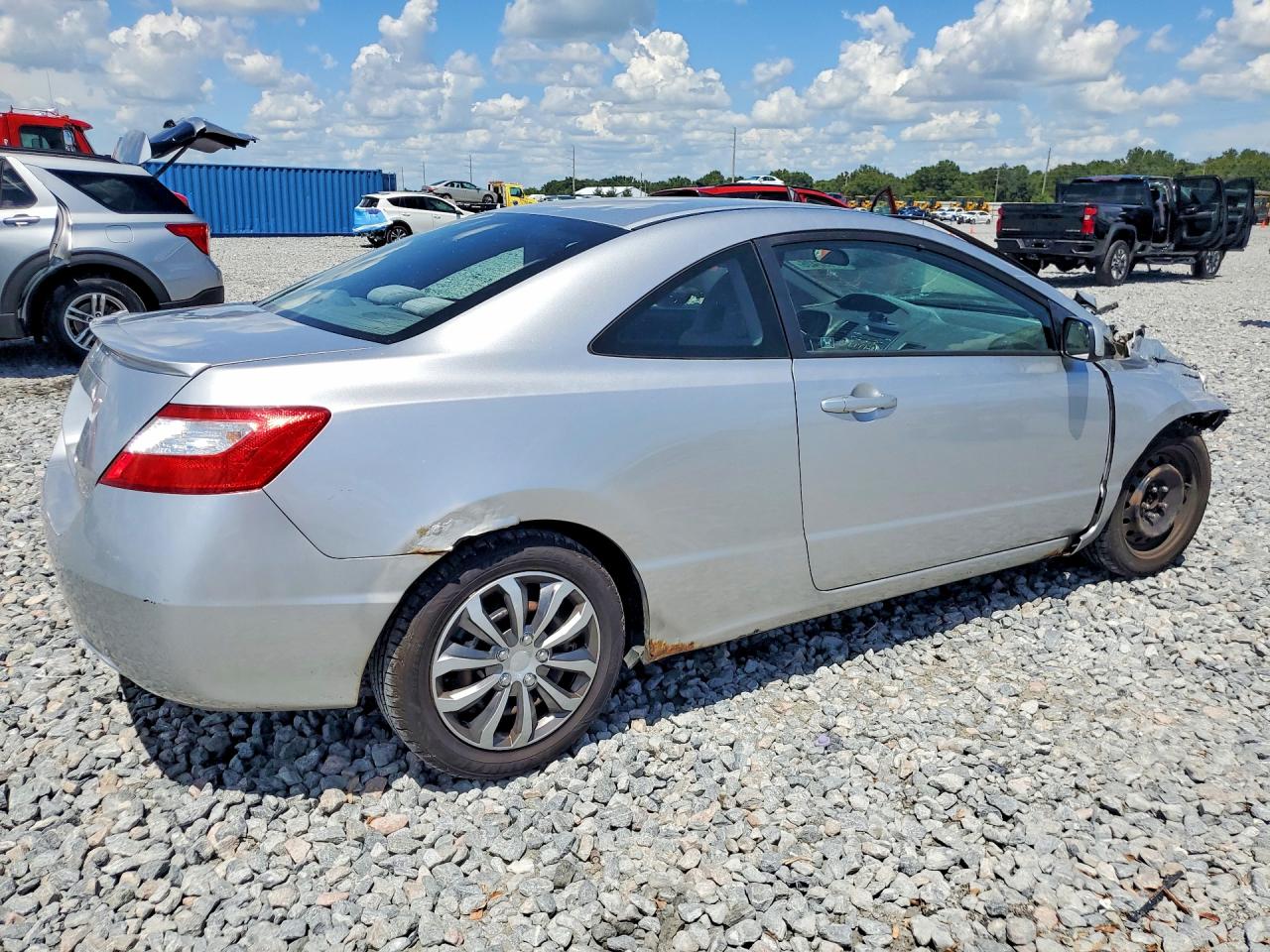 2006 Honda Civic Lx Silver vin: 2HGFG12646H509933