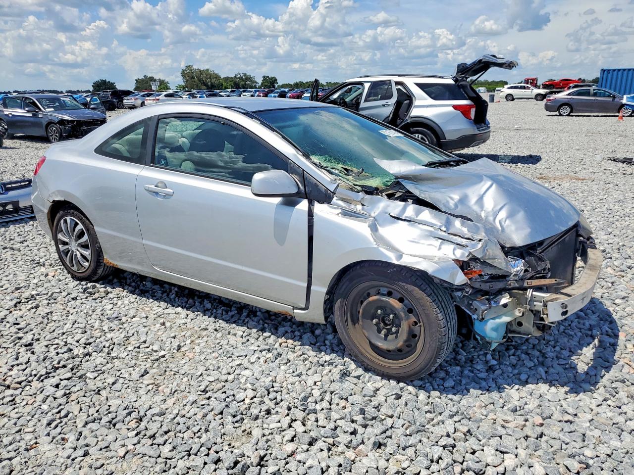2006 Honda Civic Lx Silver vin: 2HGFG12646H509933
