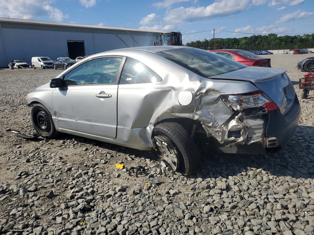 2006 Honda Civic Lx Gray vin: 2HGFG12646H514176
