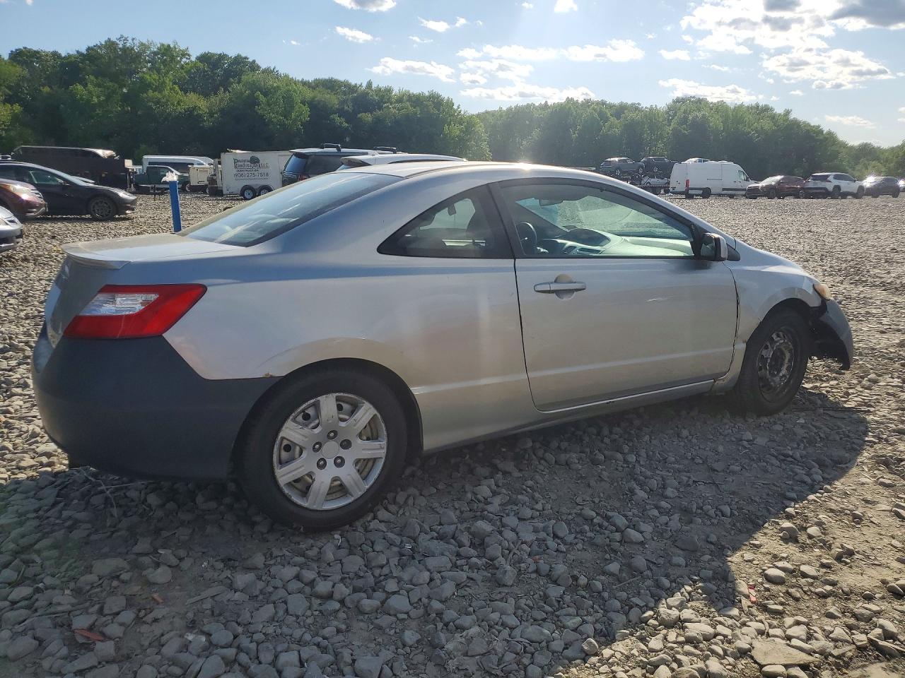 2006 Honda Civic Lx Gray vin: 2HGFG12646H514176