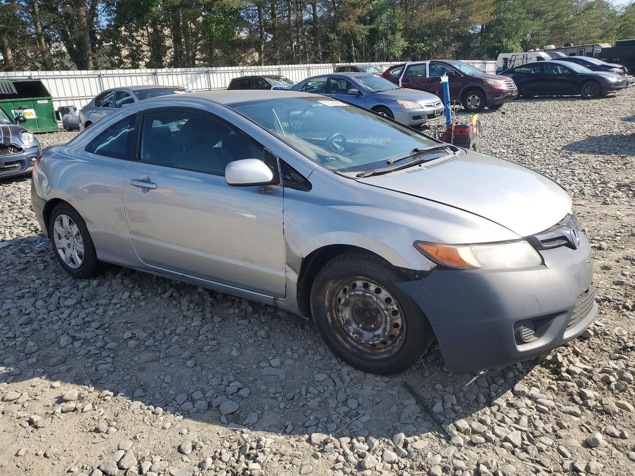 2006 Honda Civic Lx Gray vin: 2HGFG12646H514176