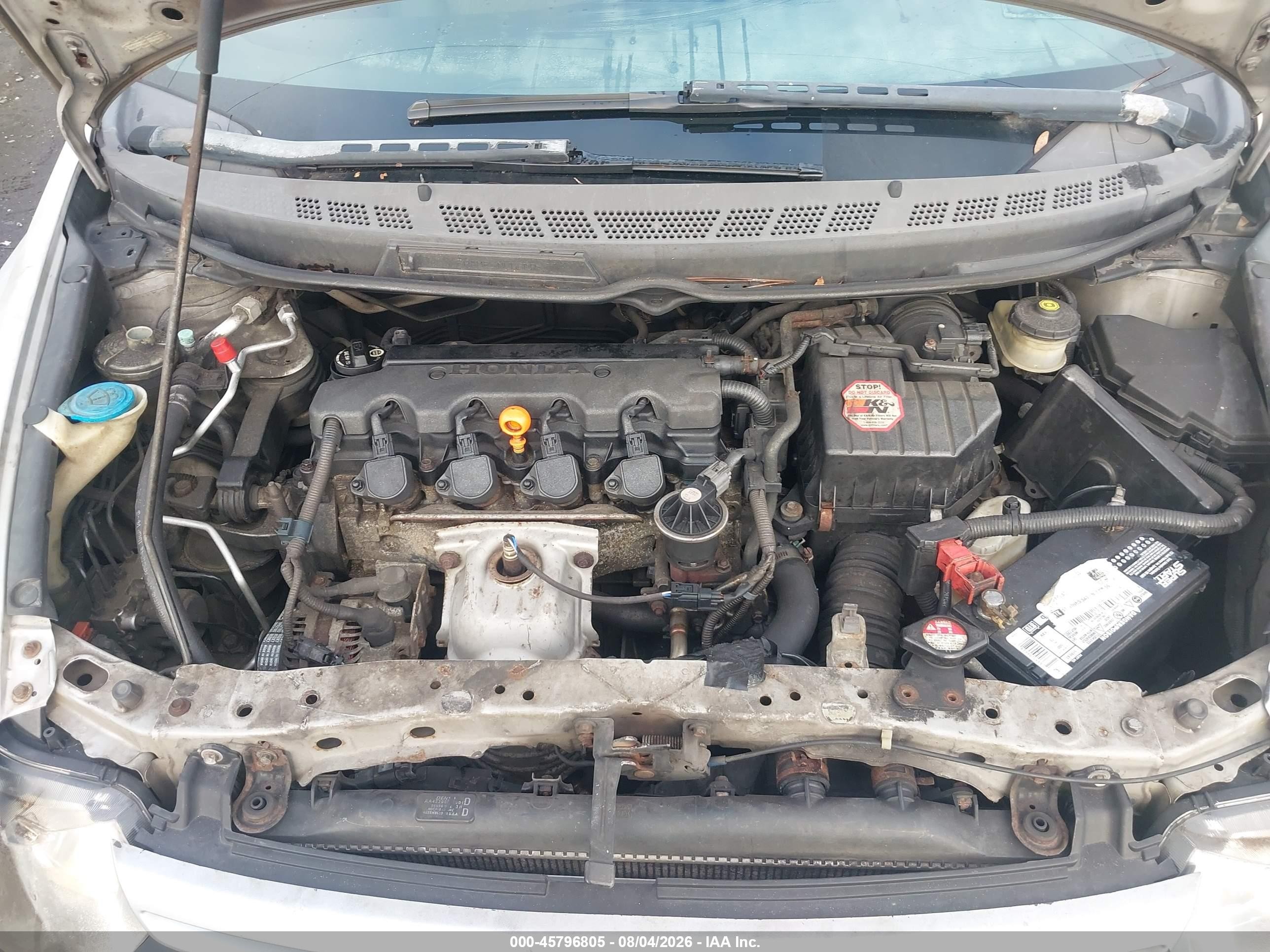 2006 Honda Civic Lx Silver vin: 2HGFG12646H545850