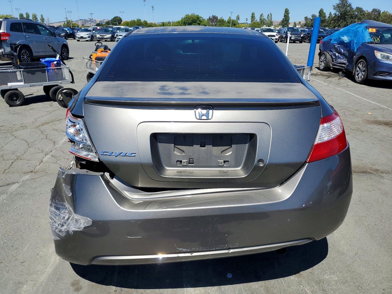 2006 Honda Civic Lx Gray vin: 2HGFG12646H549378