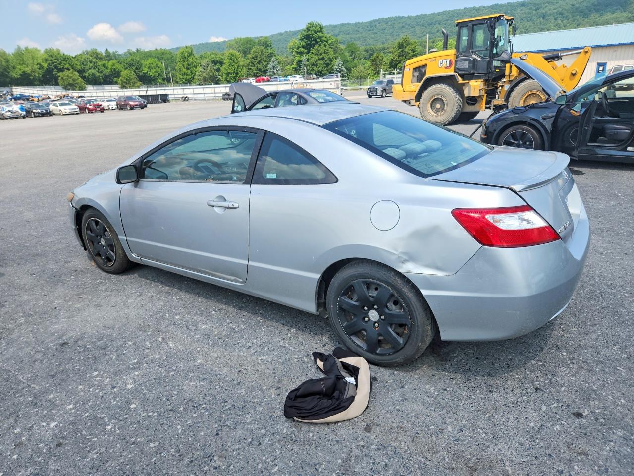 2006 Honda Civic Lx Gray vin: 2HGFG12646H560672
