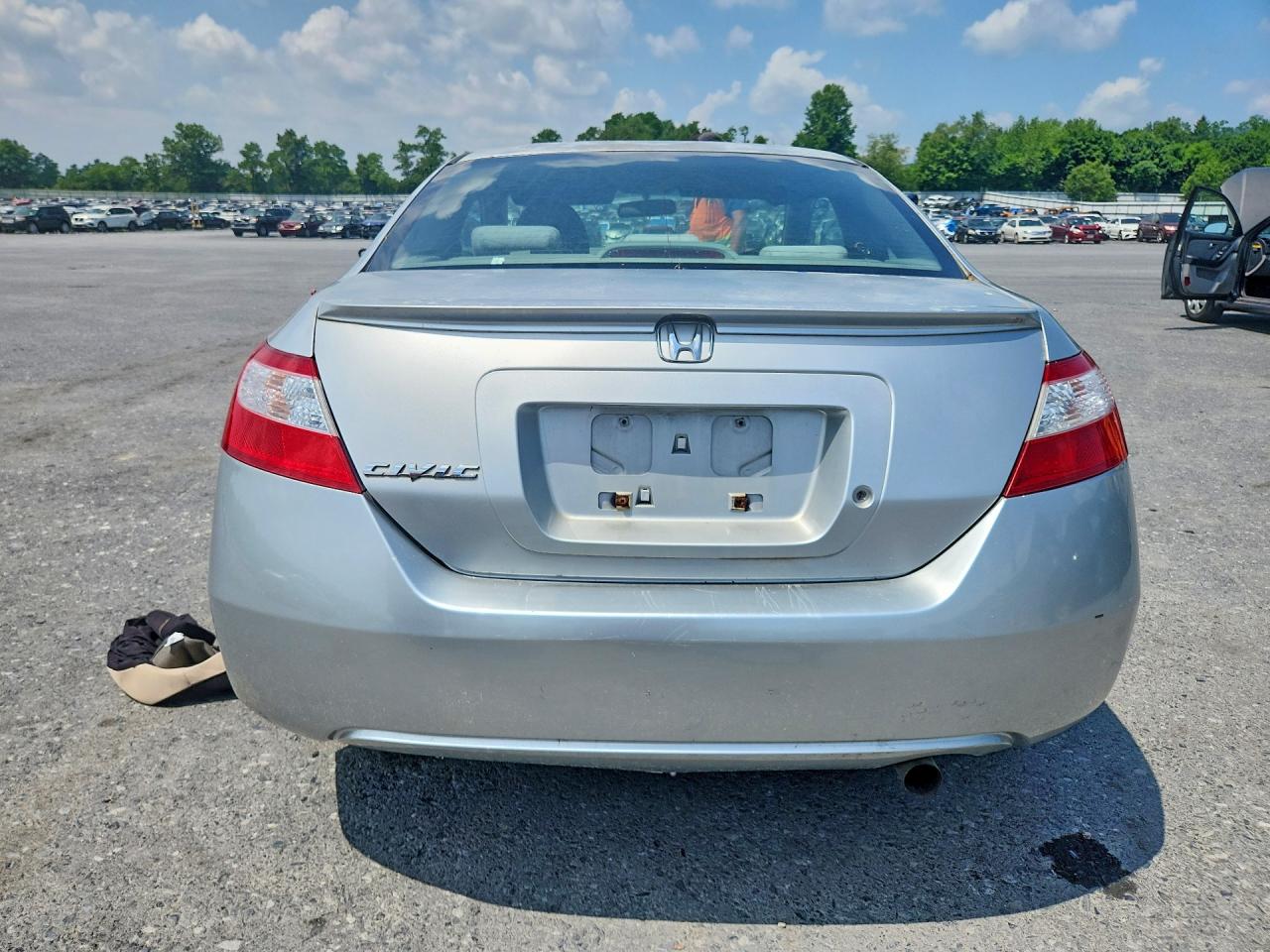 2006 Honda Civic Lx Gray vin: 2HGFG12646H560672