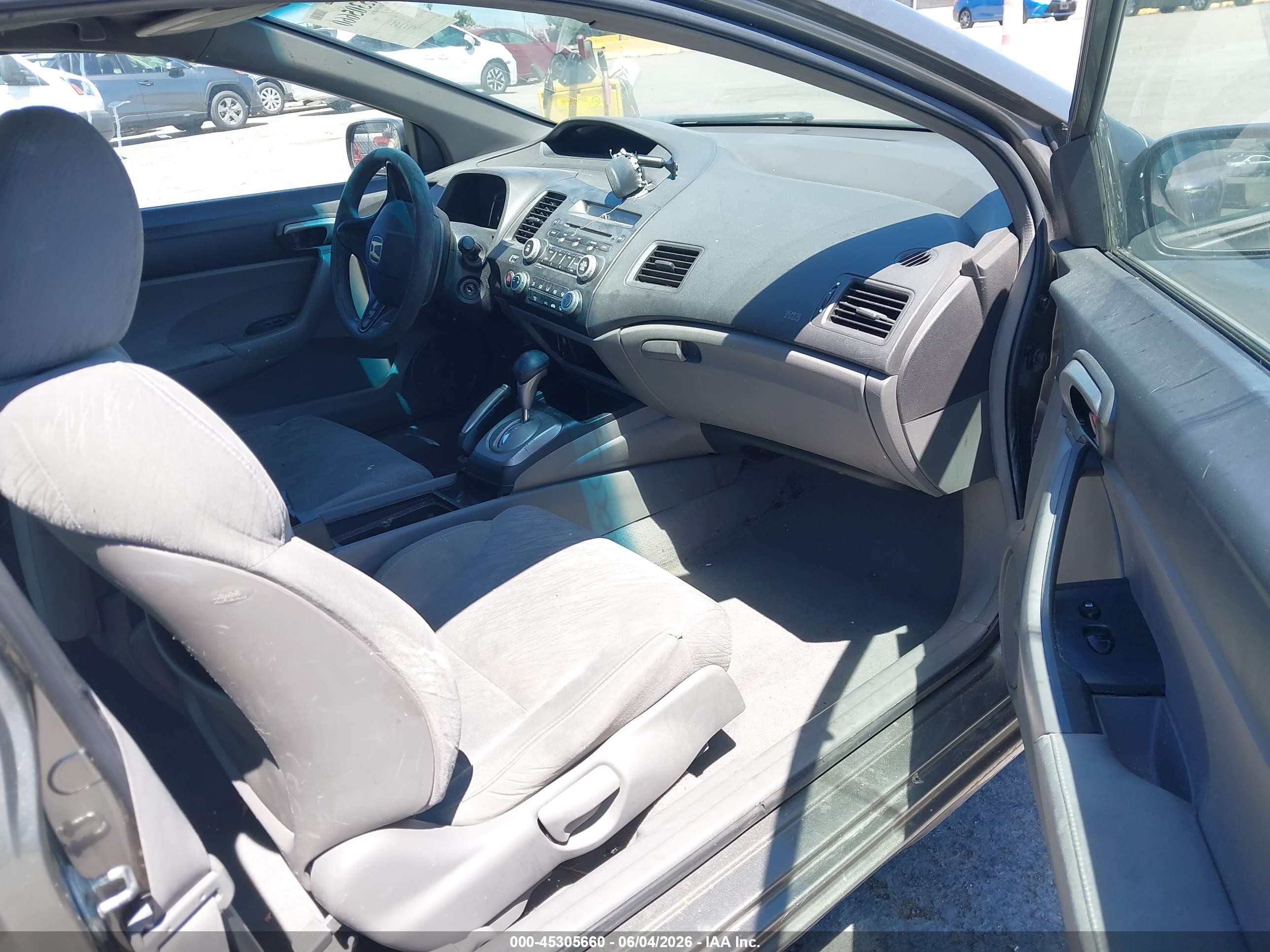 2006 Honda Civic Lx Gray vin: 2HGFG12646H570957