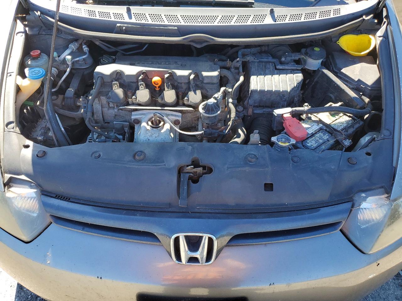 2007 Honda Civic Lx Gray vin: 2HGFG12647H505446
