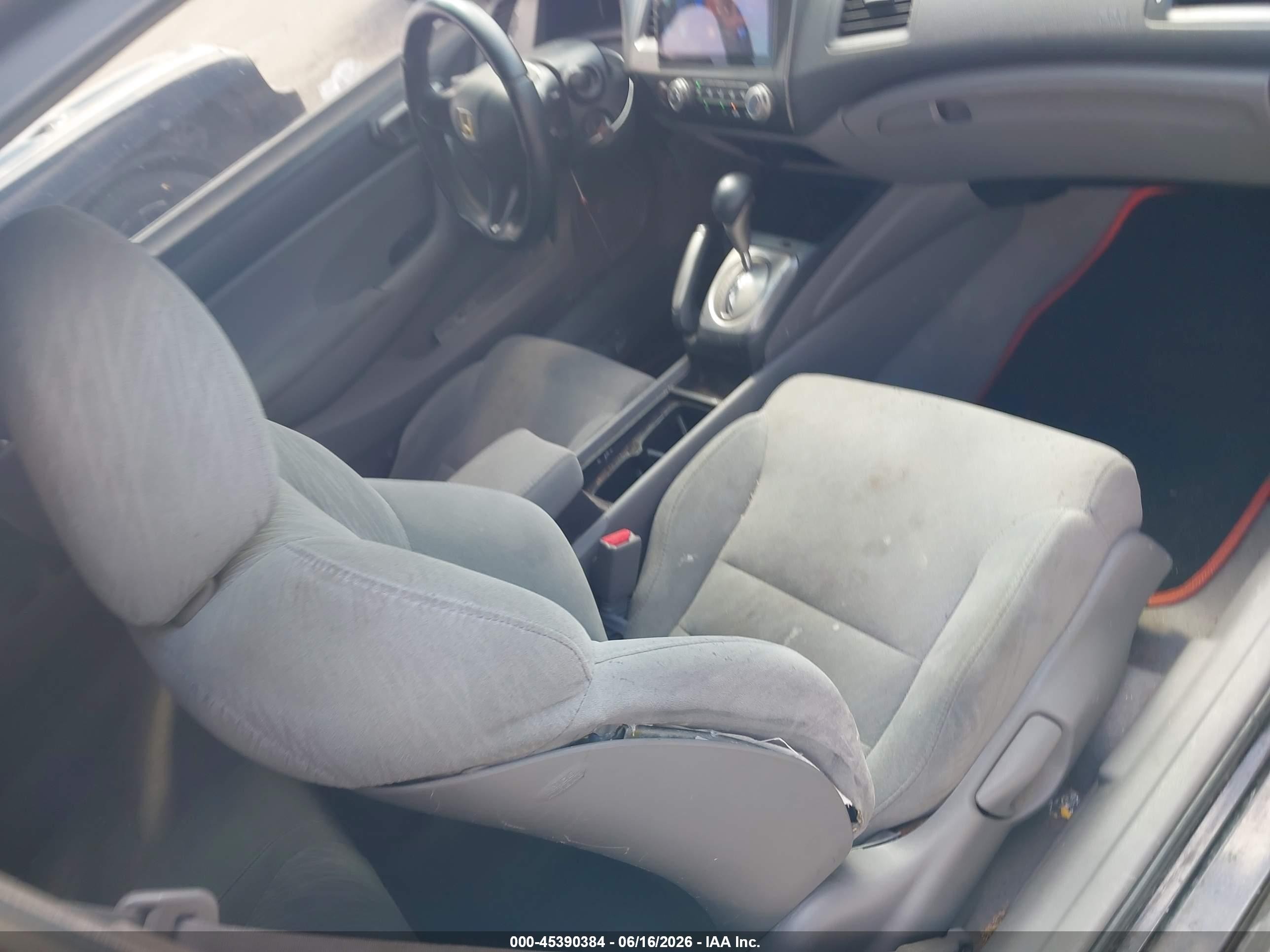 2007 Honda Civic Lx Black vin: 2HGFG12647H525762