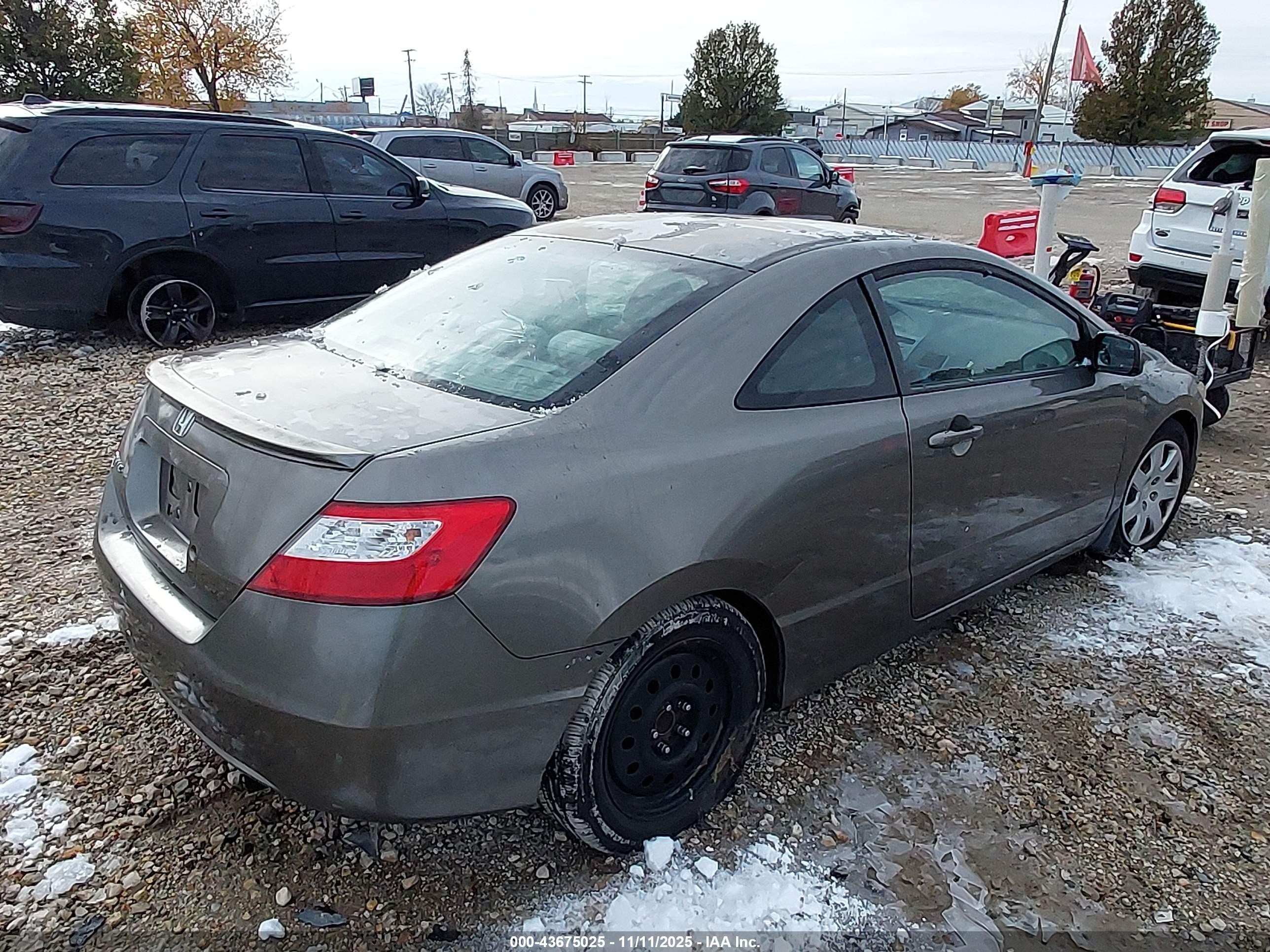 2007 Honda Civic Lx Серебряный vin: 2HGFG12647H559121