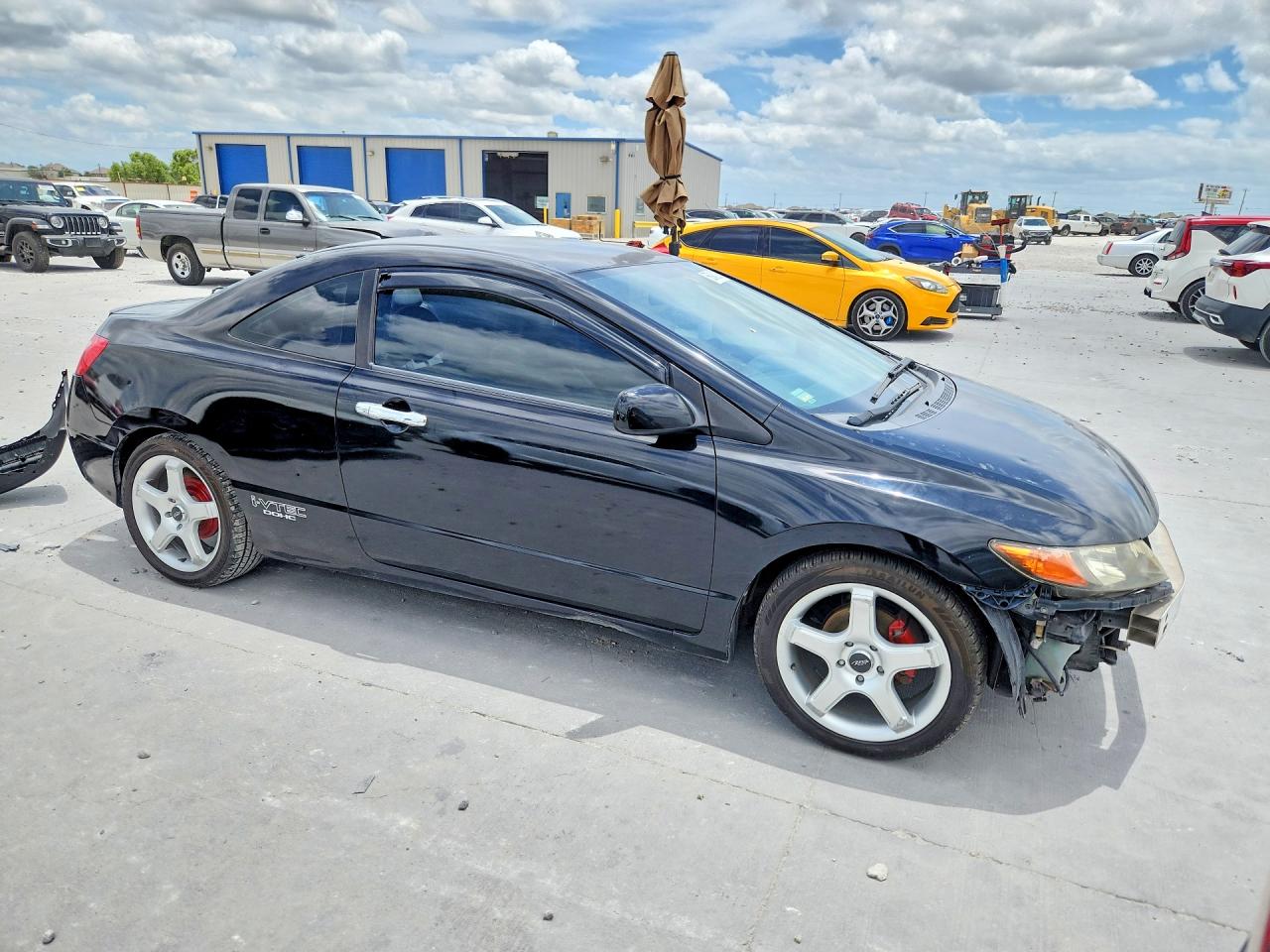 2007 Honda Civic Lx Black vin: 2HGFG12647H561595