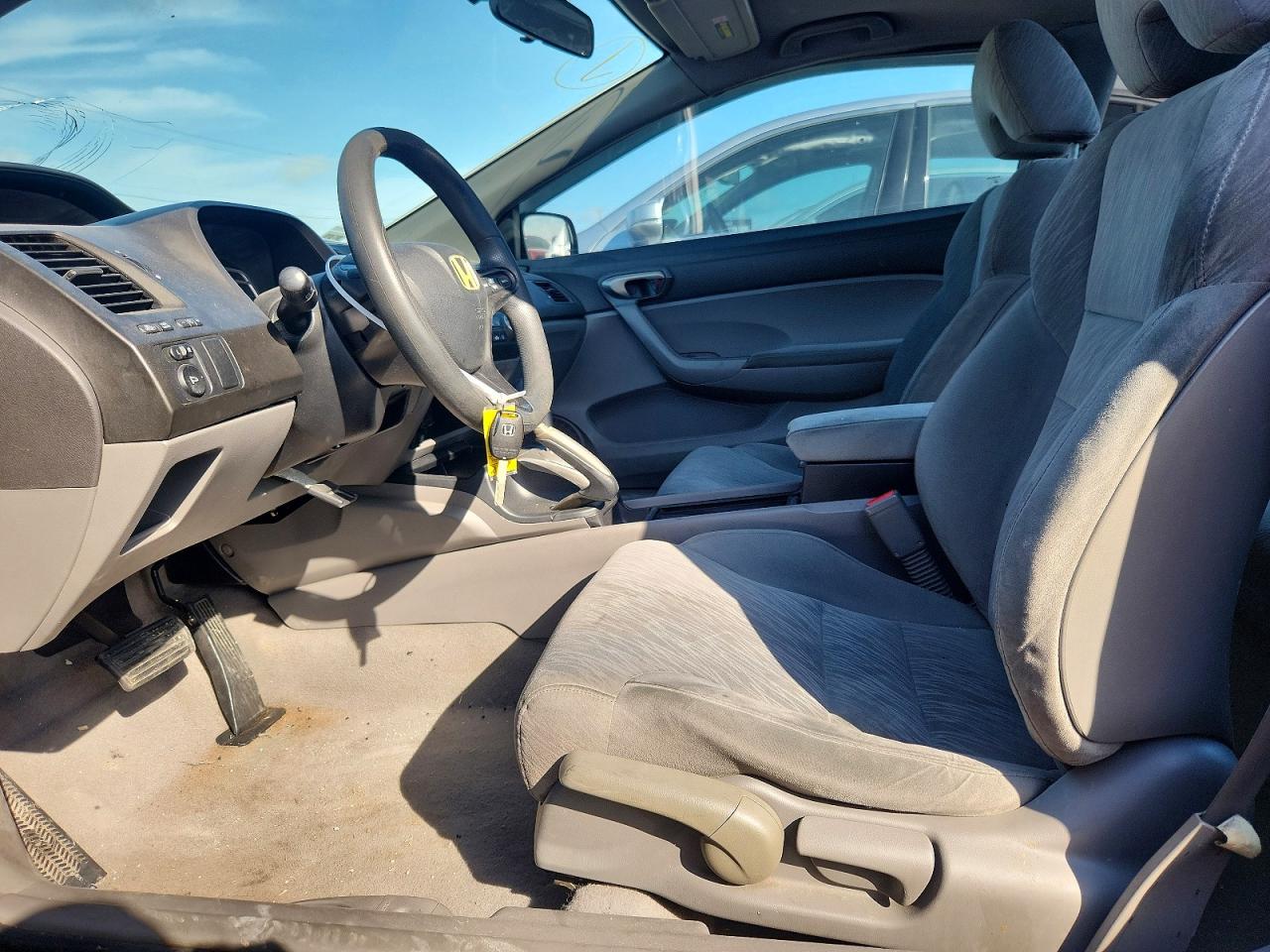 2007 Honda Civic Lx Black vin: 2HGFG12647H561595