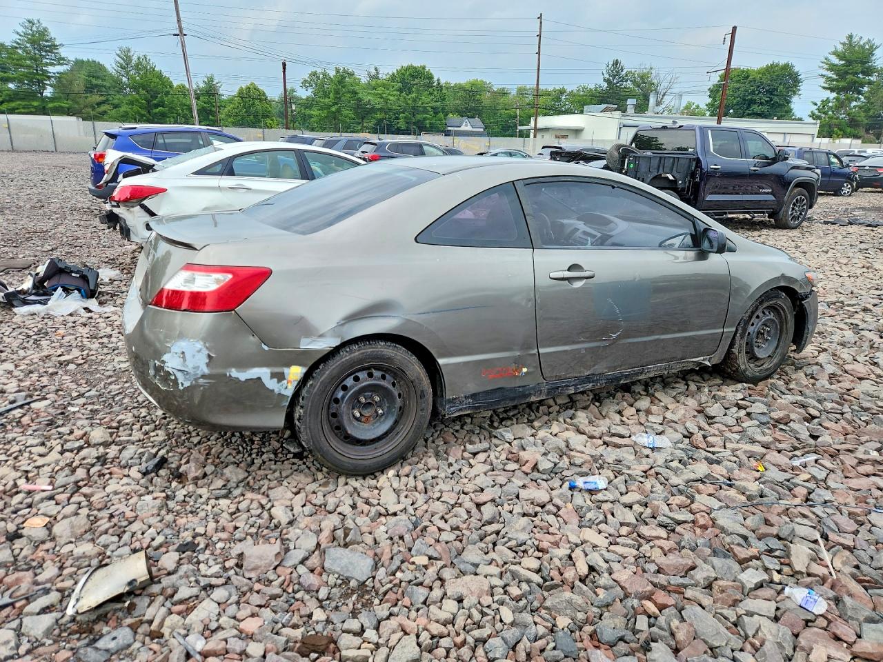 2008 Honda Civic Lx Tan vin: 2HGFG12648H502984